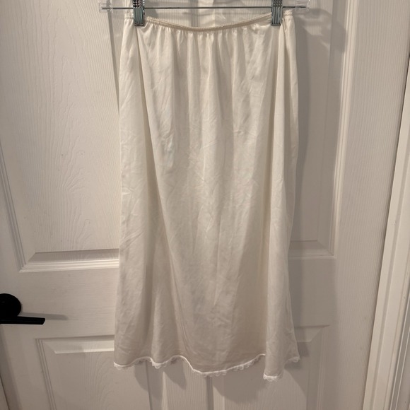 Adonna | Intimates & Sleepwear | Vintage Adonna White Nylon Half Slip ...